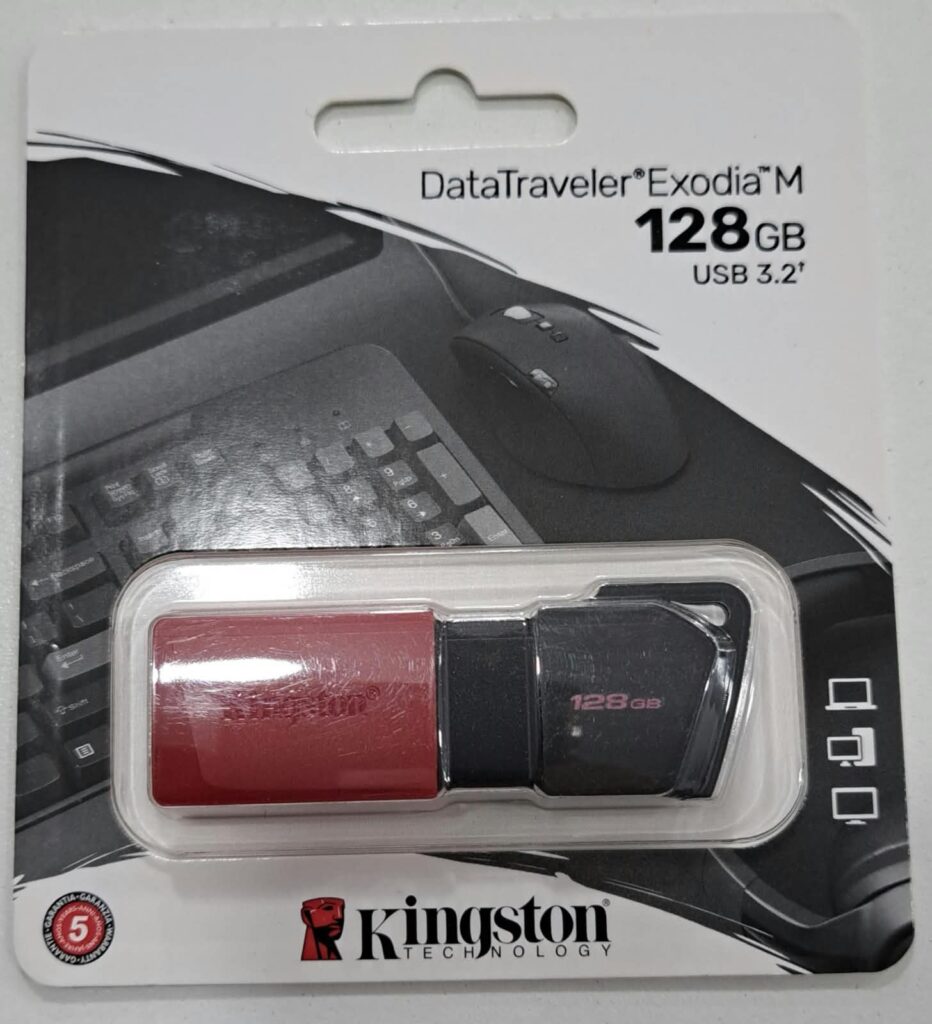 PENDRIVE KINSTON 128 GB USB 3.2 ORIGINAL