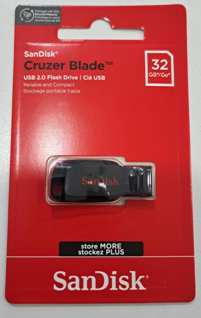 PENDRIVE SANDISK ORIGINAL 32 GB