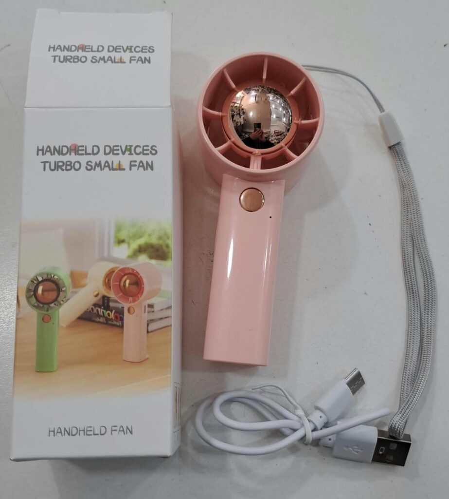 VENTILADOR MINI FC-6610 C/TIRA COLOR RECARGABLE