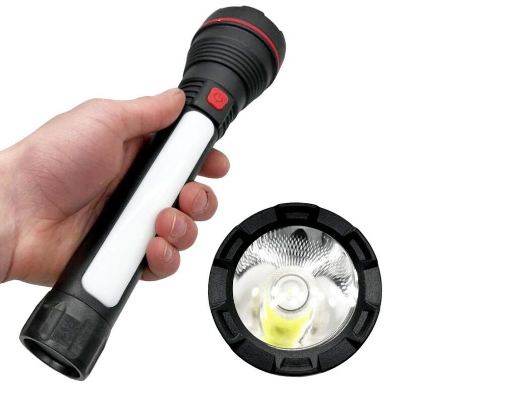 LINTERNA RECARGABLE USB HB 998