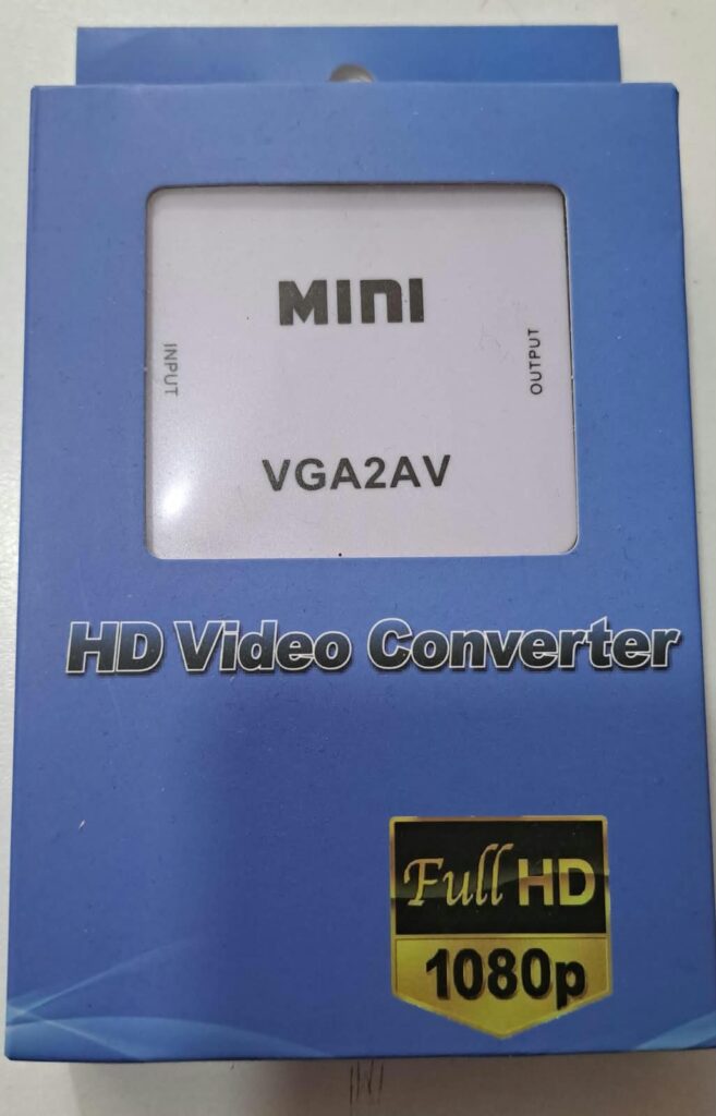 CONVERSOR VGA A AV 1080P