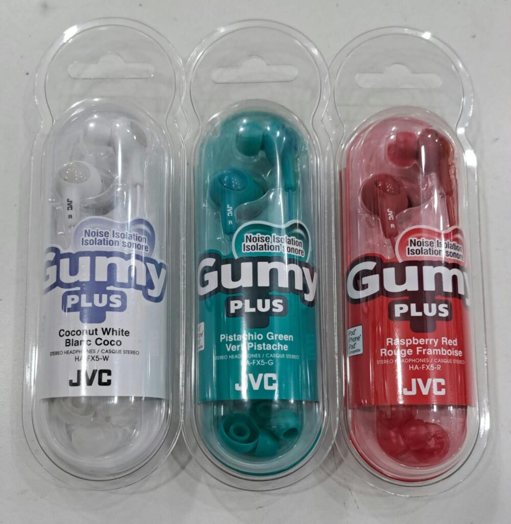 AURICULAR JVC GUMY PLUS HA-FX5-A 100% ORIGINAL