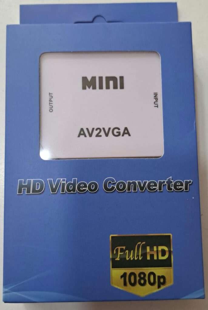 CONVERSOR AV A VGA 1080P
