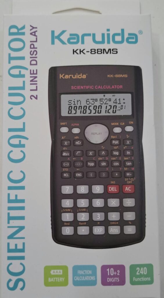 CALCULADORA CIENTI KARUIDA KK-82MS-D 8.5CM*16CM