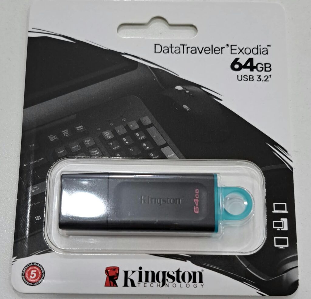 PENDRIVE KINSTON ORIGINAL 64 GB 3,2
