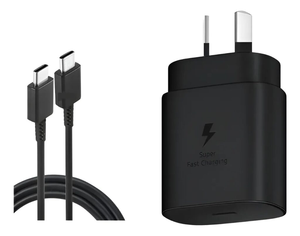 CARGADOR SAMSUNG CON CABLE TIPO C A C 25W SUPERRAPIDO