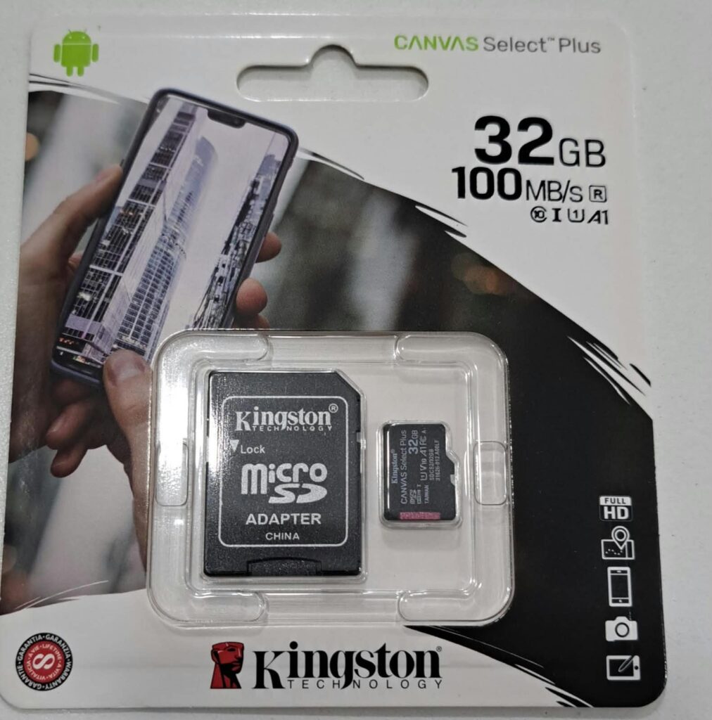 T.SD MEMORIA KINGSTON 32 GB ORIGINAL