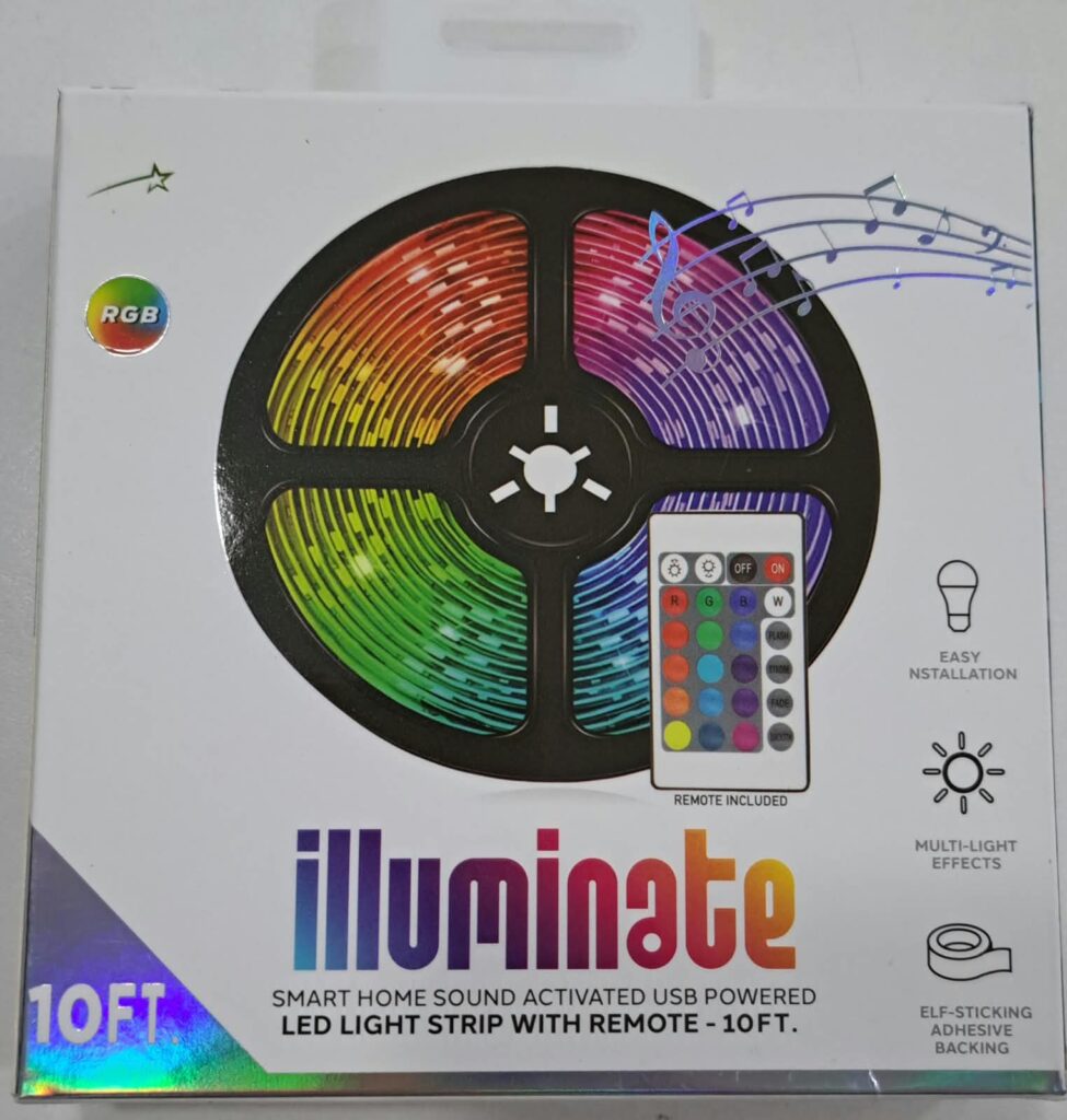TIRA LED RGB CONTROL 50*50 PARA TV ALIMEDA CON USB