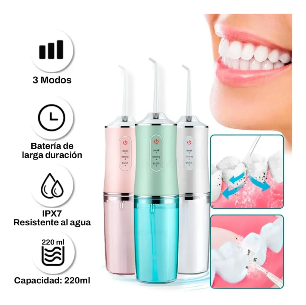 IRRIGATOR BUCAL PORTATIL RECARGABLE