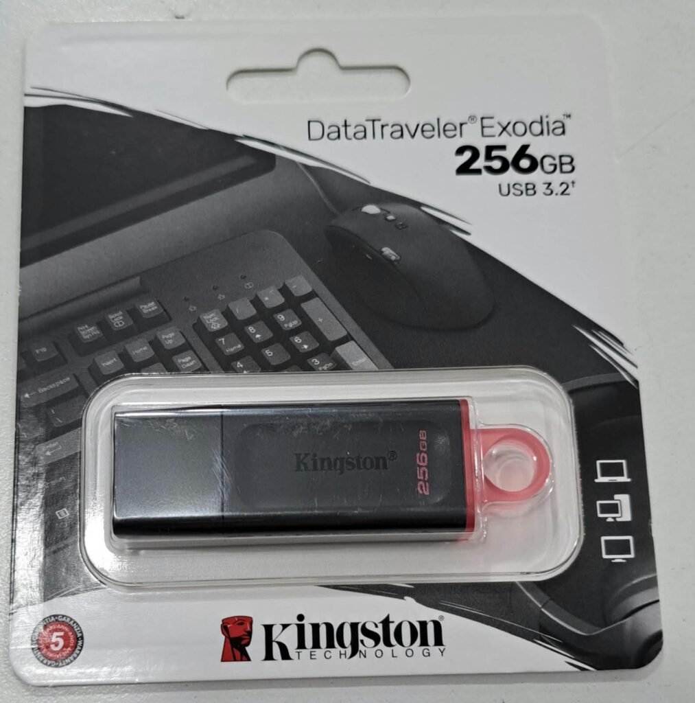PENDRIVE KINSTON 256GB ORIGINAL