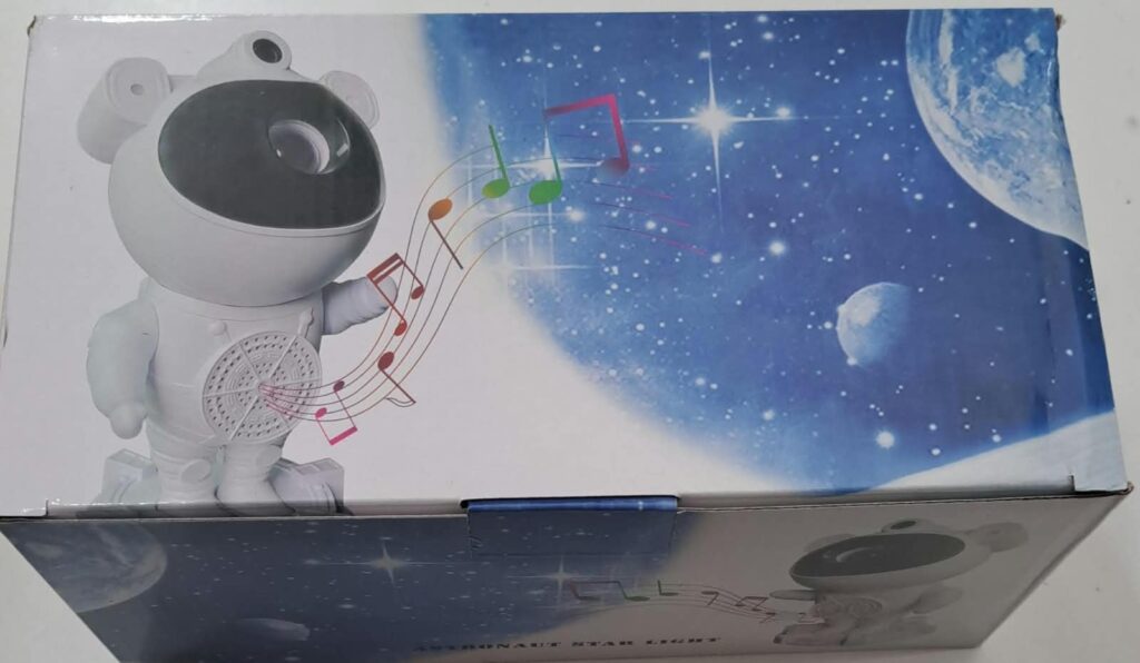 ASTRONAUTA ESTRELLA GALAXIA CON PARLANTE BT GRANDE