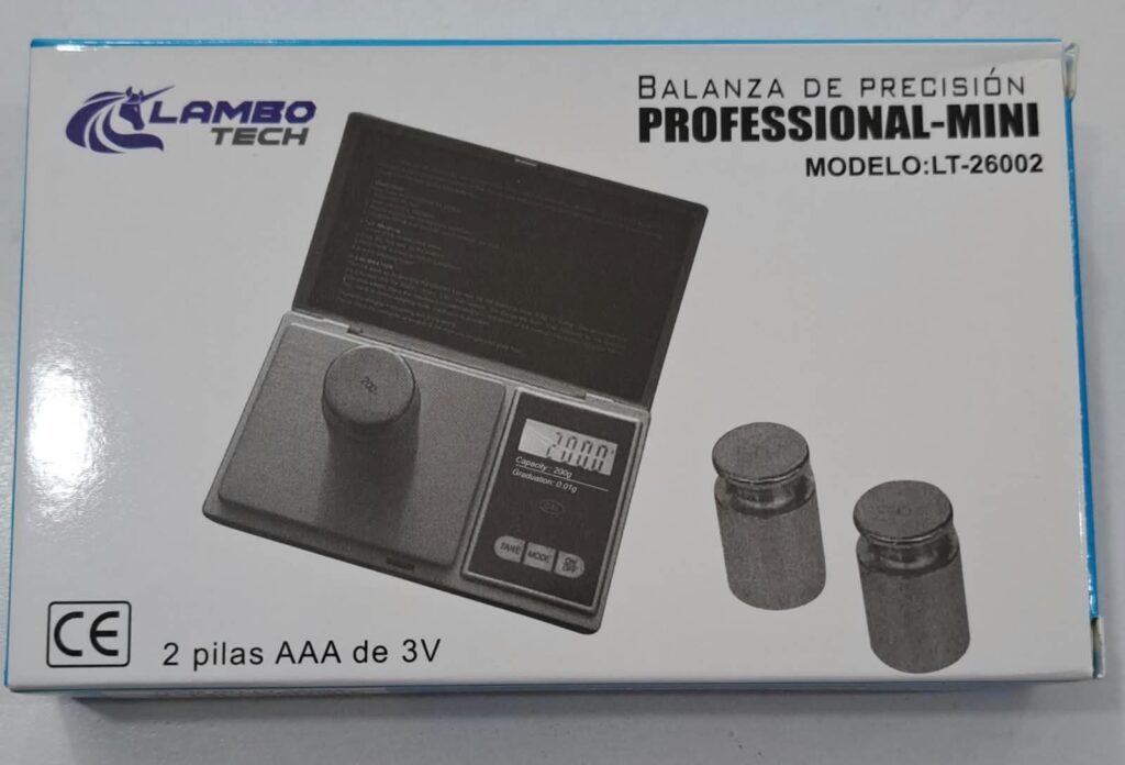 BALANZA DE PRECISION 200G PROF. HASTA 0.01G