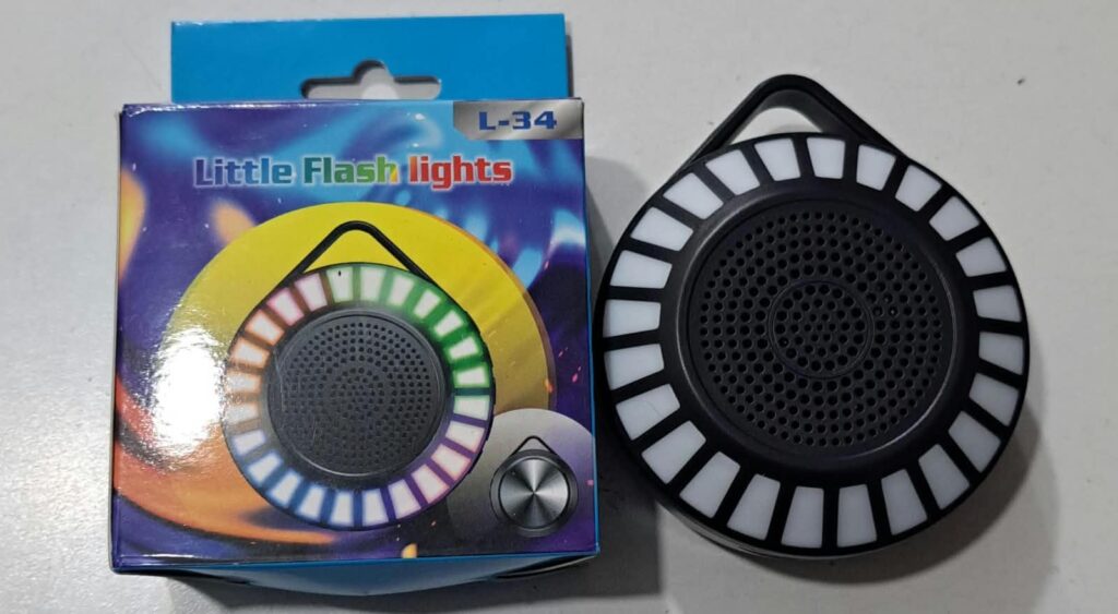 PARLANTE BT FLASH LIGHTS L-34 LINDO SONIDO