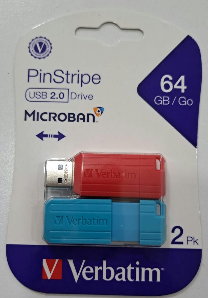 PENDRIVE VERBATIM 64GB BLISTER *2 ORIGINAL OFERTON