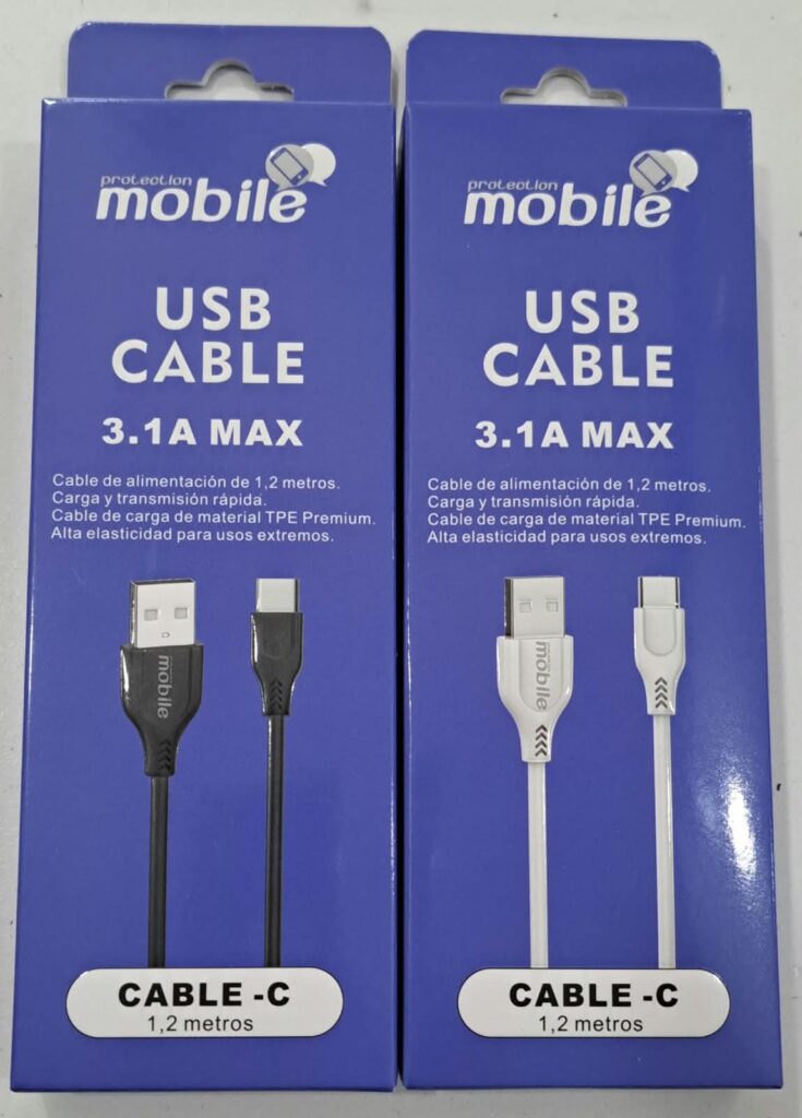 CABLE MOBILE 3,1 A MAX 1,2M TIPO C