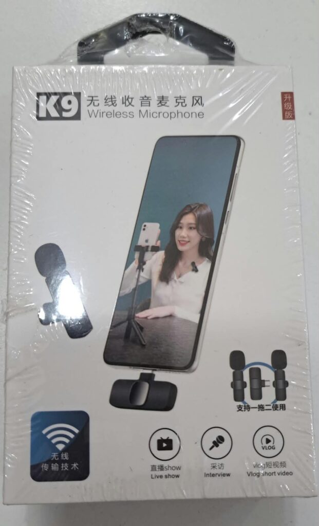 MICROFONO CORBATERO INALMA K9 TIPO C 2EN1