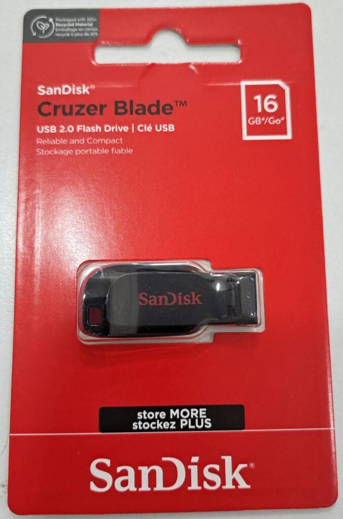 PENDRIVE SANDISK 16 GB ORIGINAL