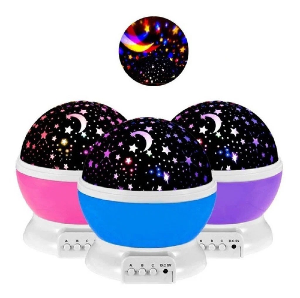 VELADOR LUNA Y ESTRELLA ENCHUFA A USB O PILA