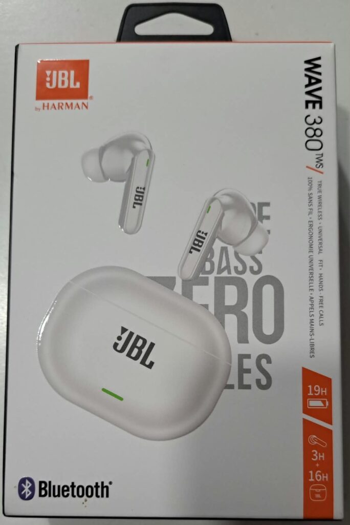 AURICULAR JBL WAVE 380 TWS BLUETOOTH