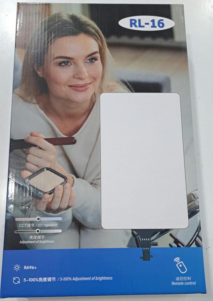 PANEL LED RECTANGULAR CONTROL A 220V RL-16 23CM*38CM SIN TRIPODE