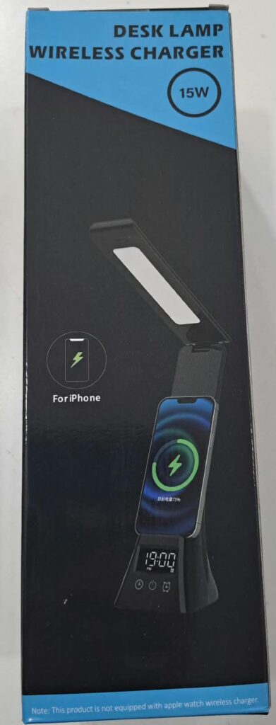 LAMPARA DE LED 3 MODEO+ CARGADOR INALAM+RELOJ