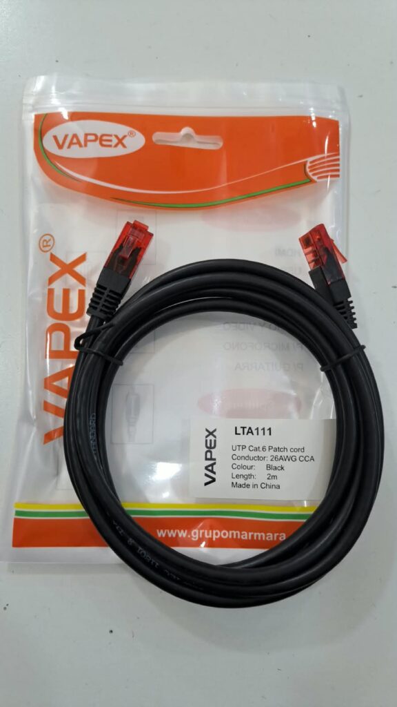 CABLE RED CAT6 DE 2 M VAPEX