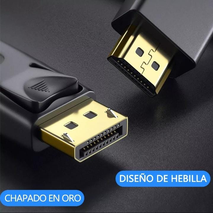 CABLE DISLAYPORT A HDMI 1,8 M 4K