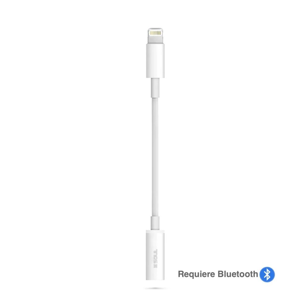 ADAPTADOR LIGHTING A AUDIO 3,5MM BLUETOOTH
