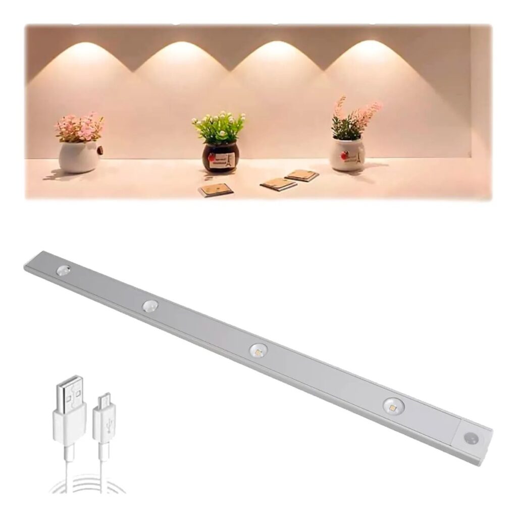 LUZ RECARGABLE CON SENSOR MOVI 60CM BAJO ALA