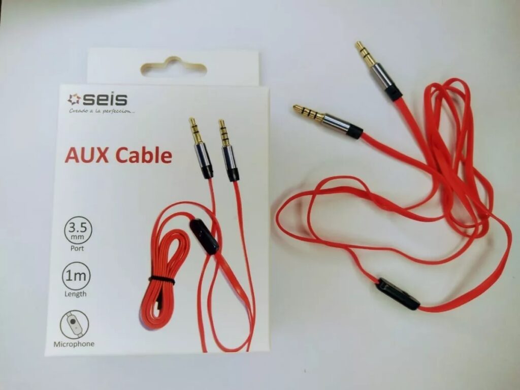 CABLE AUXILIAR C/MOCROFONO SEIS