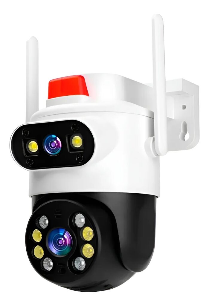 CAMARA EXTERIOR DOBLE CON ALARMA ICSEE TIME