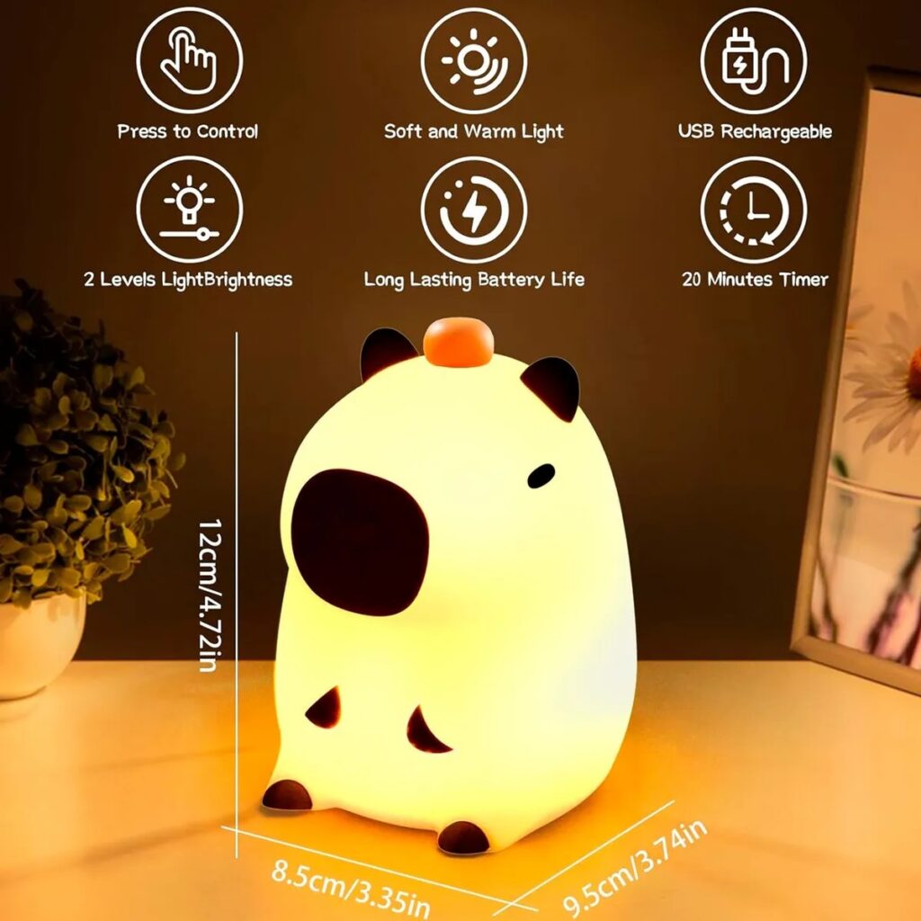 LAMPARA CAPIBARA RECARGABLE