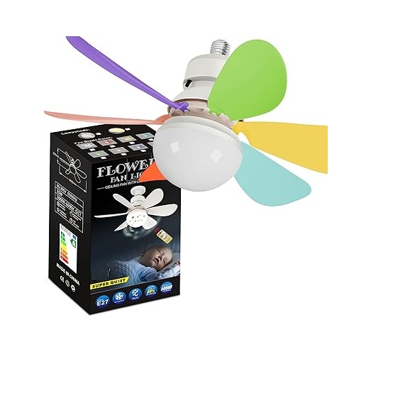 FOCO CON VENTILADOR LUZ CALIDA O FRIO 80W