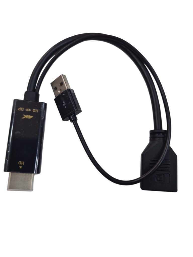 CABLE HDMI A DISPLAYPORT 4K EN CAJA