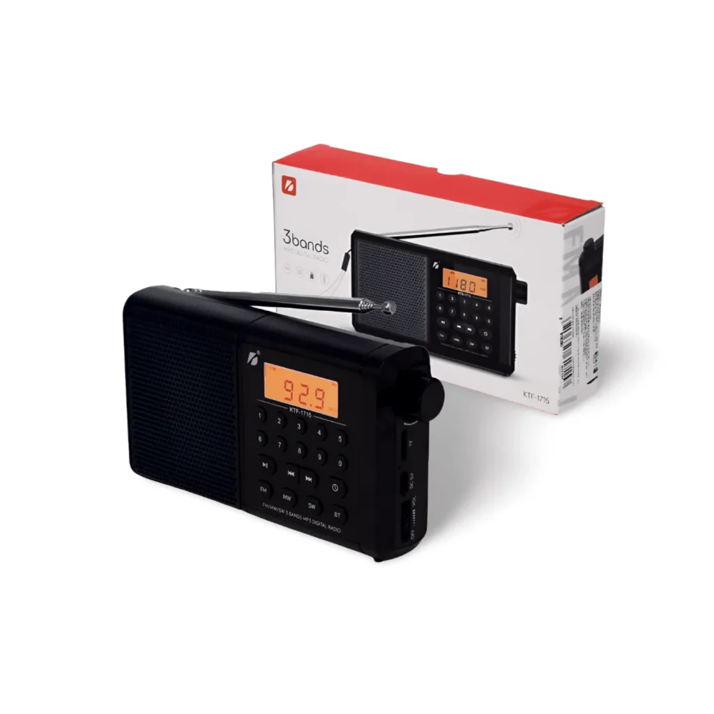 RADIO KTF-1715 CON VISOR FRECUENCIA Y BT