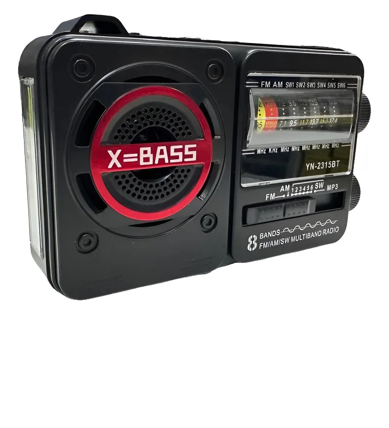 RADIO AM FM RECARGA BT LINTERNA YN-2313BT