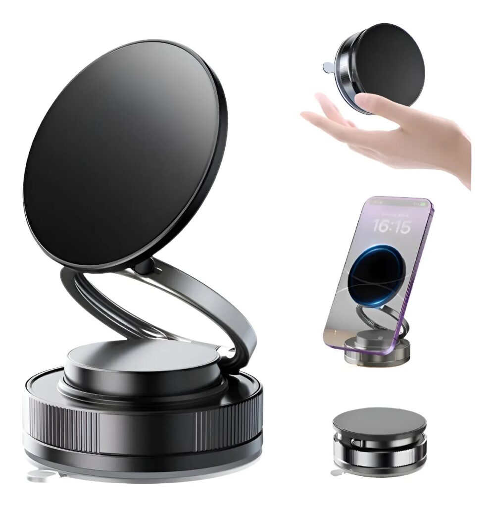 SOPORTE MAGNETICO GIRATORIO 360 DOBLE ARO